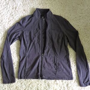 Gray Full-Zip Sweatshirt